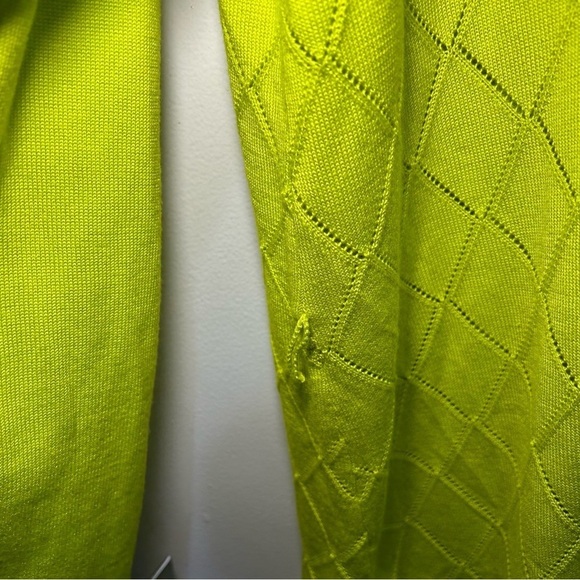 Lane Bryant Green Knit Open-Front Long Sleeve Open Front Cardigan Size 14/16 - Picture 5 of 11